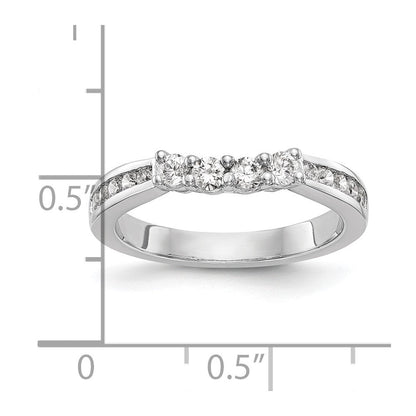 14k white gold real diamond wedding band rm2654b 038 wvs