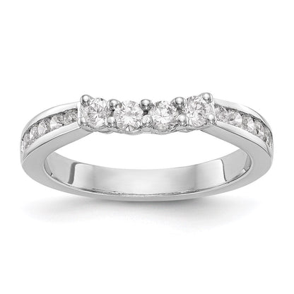 14k white gold real diamond wedding band rm2654b 038 wvs