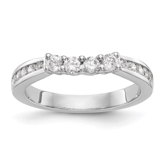 14k white gold real diamond wedding band rm2654b 038 wvs