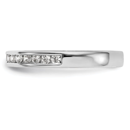 0.30ct. CZ Solid Real 14k White Gold Wedding Wedding Band Ring