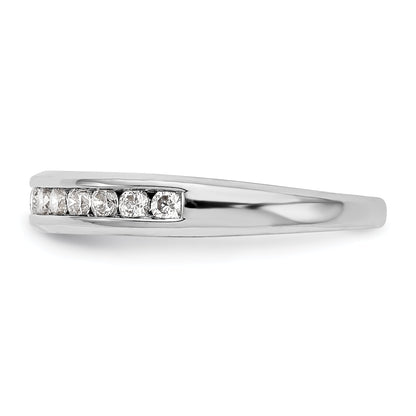 0.53ct. CZ Solid Real 14k White Gold Wedding Wedding Band Ring