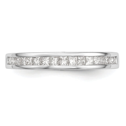 0.22ct. CZ Solid Real 14k White Gold Wedding Wedding Band Ring