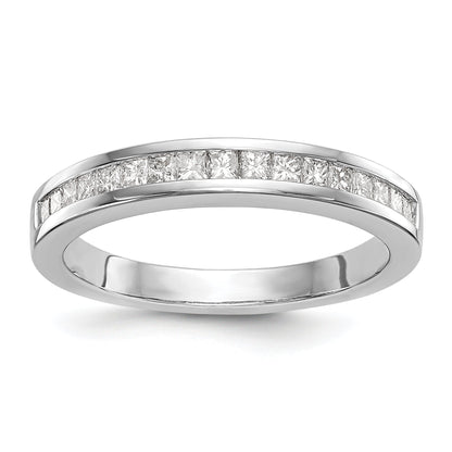 0.22ct. CZ Solid Real 14k White Gold Wedding Wedding Band Ring