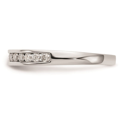 0.38ct. CZ Solid Real 14k White Gold Wedding Wedding Band Ring
