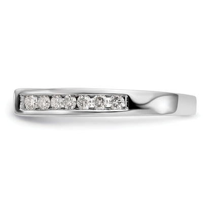 0.50ct. CZ Solid Real 14K White Gold Peg Set Engagement Ring