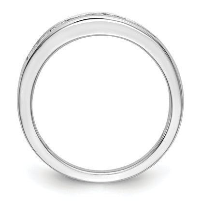 0.56ct. CZ Solid Real 14k White Gold Wedding Wedding Band Ring