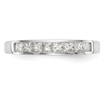 0.56ct. CZ Solid Real 14k White Gold Wedding Wedding Band Ring