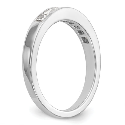 0.56ct. CZ Solid Real 14k White Gold Wedding Wedding Band Ring