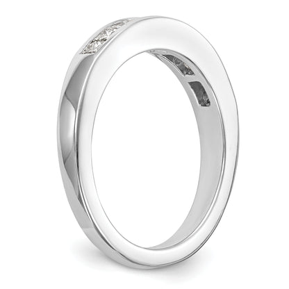 0.50ct. CZ Solid Real 14k White Gold Wedding Wedding Band Ring