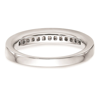 0.50ct. CZ Solid Real 14k White Gold Wedding Wedding Band Ring