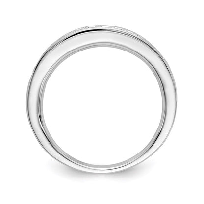 14k white gold real diamond wedding band rm2684b 050 waa