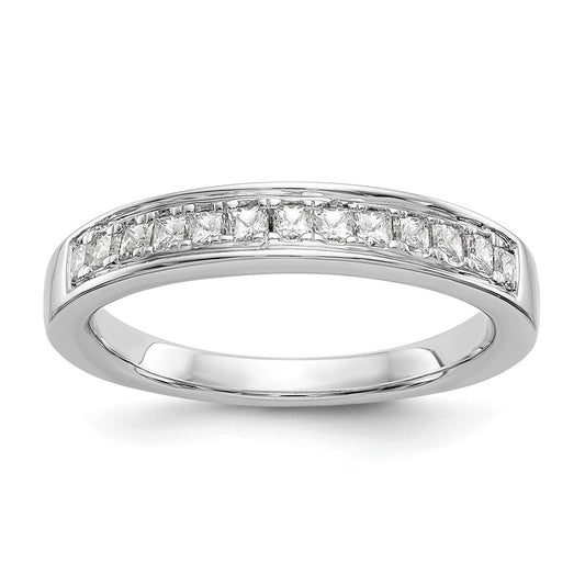 14k white gold real diamond wedding band rm2684b 050 waa