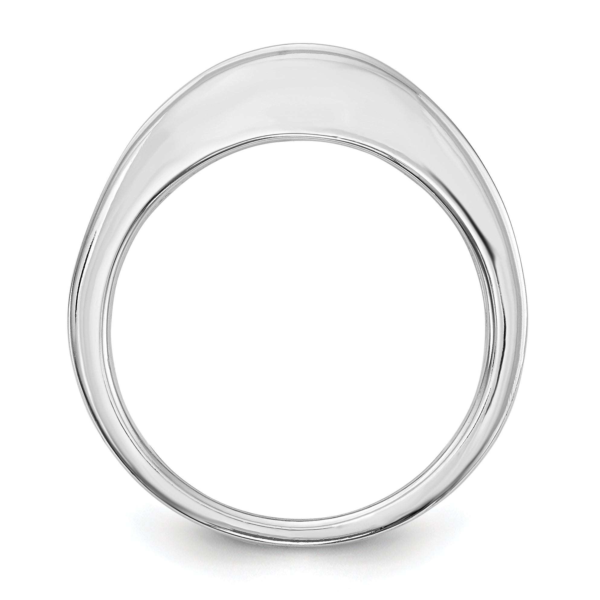 1.15ct. CZ Solid Real 14k White Gold Wedding Wedding Band Ring