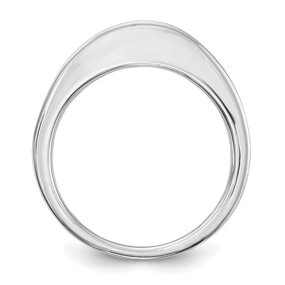 1.15ct. CZ Solid Real 14k White Gold Wedding Wedding Band Ring