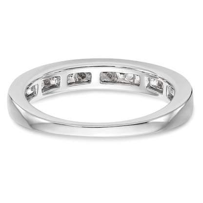 0.88ct. CZ Solid Real 14k White Gold Wedding Wedding Band Ring