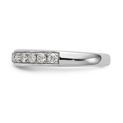 0.16ct. CZ Solid Real 14k White Gold Wedding Wedding Band Ring