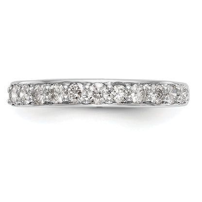 0.50ct. CZ Solid Real 14k White Gold Wedding Wedding Band Ring