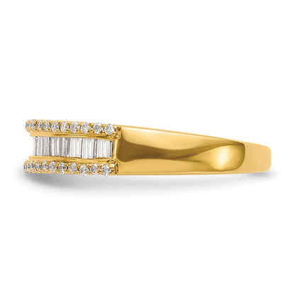 0.38ct. CZ Solid Real 14k White Gold Wedding Wedding Band Ring