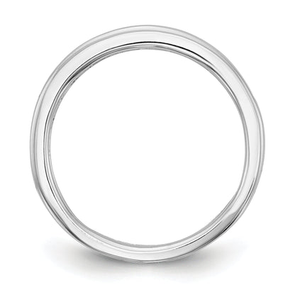 0.23ct. CZ Solid Real 14k White Gold Wedding Wedding Band Ring