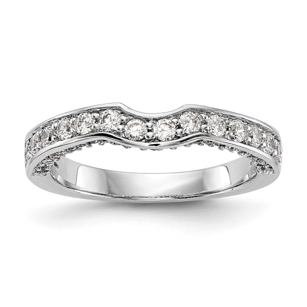 14k white gold real diamond wedding band rm2746b 055 waa