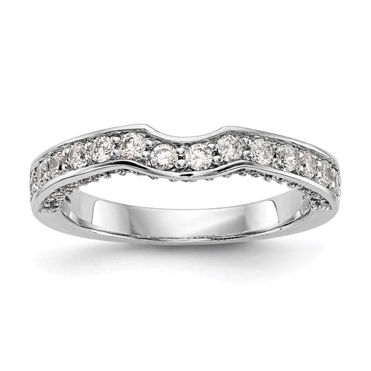 14k white gold real diamond wedding band rm2746b 055 waa