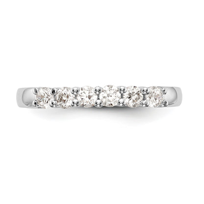 0.30ct. CZ Solid Real 14k White Gold Wedding Wedding Band Ring