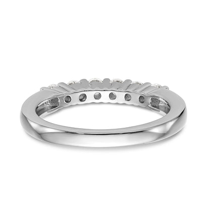0.30ct. CZ Solid Real 14k White Gold Wedding Wedding Band Ring