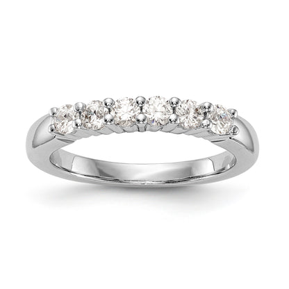 0.30ct. CZ Solid Real 14k White Gold Wedding Wedding Band Ring