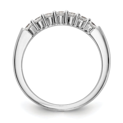 0.28ct. CZ Solid Real 14k White Gold Wedding Wedding Band Ring