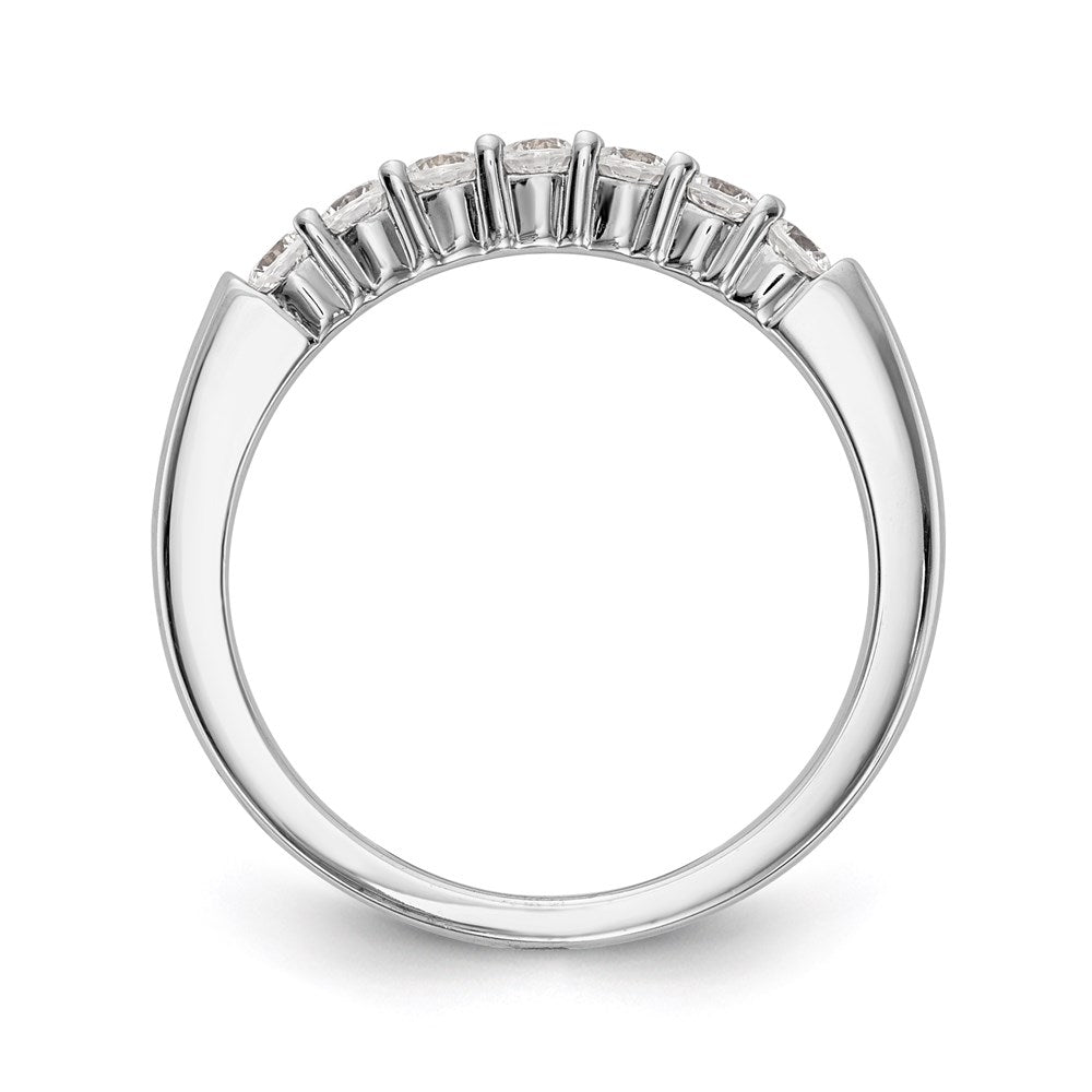 14k white gold real diamond wedding band rm2754b 107 waa