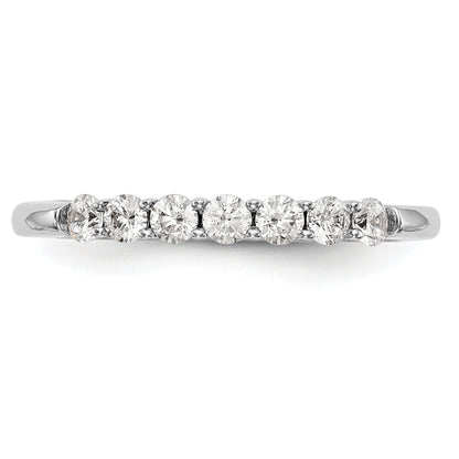 0.28ct. CZ Solid Real 14k White Gold Wedding Wedding Band Ring