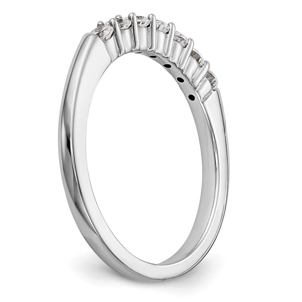 1.07ct. CZ Solid Real 14k White Gold Wedding Wedding Band Ring