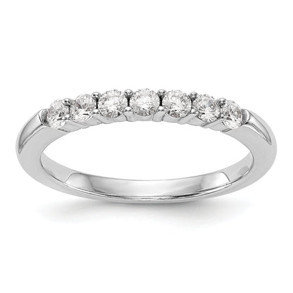 0.28ct. CZ Solid Real 14k White Gold Wedding Wedding Band Ring