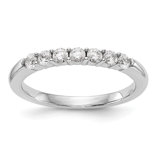 1.07ct. CZ Solid Real 14k White Gold Wedding Wedding Band Ring