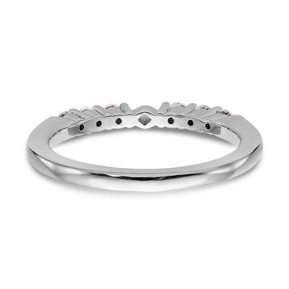 0.25ct. CZ Solid Real 14K White Gold Peg Set Engagement Ring