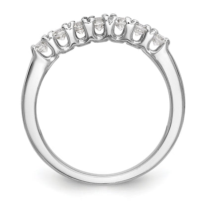 0.20ct. CZ Solid Real 14k White Gold Wedding Wedding Band Ring