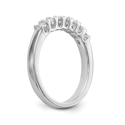 0.20ct. CZ Solid Real 14k White Gold Wedding Wedding Band Ring