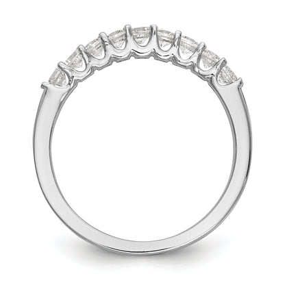 0.35ct. CZ Solid Real 14k White Gold Wedding Wedding Band Ring