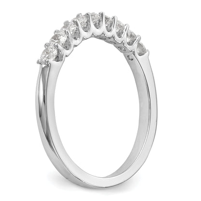 0.35ct. CZ Solid Real 14k White Gold Wedding Wedding Band Ring