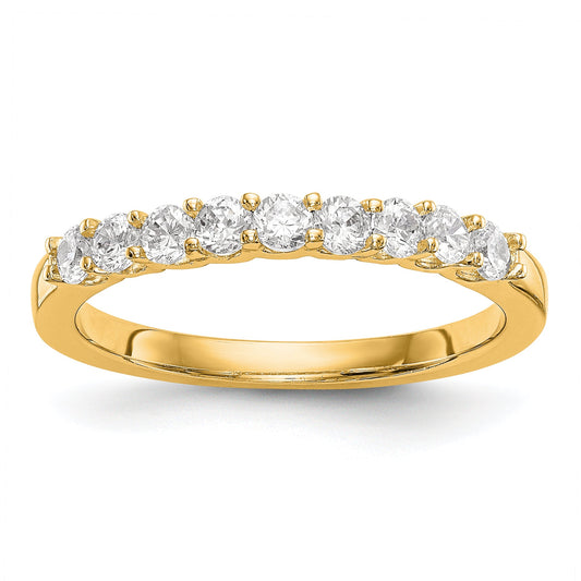 0.50ct. CZ Solid Real 14k White Gold Wedding Wedding Band Ring