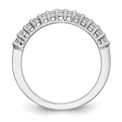 0.26ct. CZ Solid Real 14k White Gold Wedding Wedding Band Ring