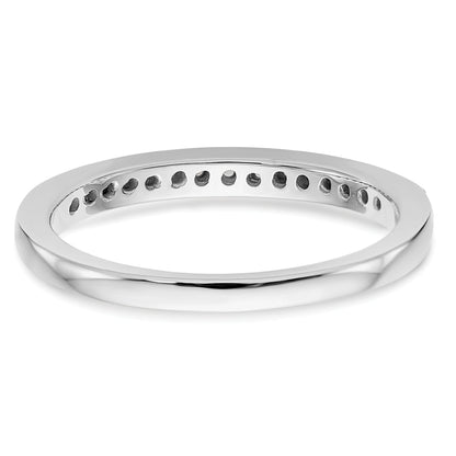 0.20ct. CZ Solid Real 14k White Gold Wedding Wedding Band Ring