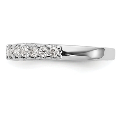 0.52ct. CZ Solid Real 14k White Gold Wedding Wedding Band Ring