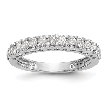 0.52ct. CZ Solid Real 14k White Gold Wedding Wedding Band Ring