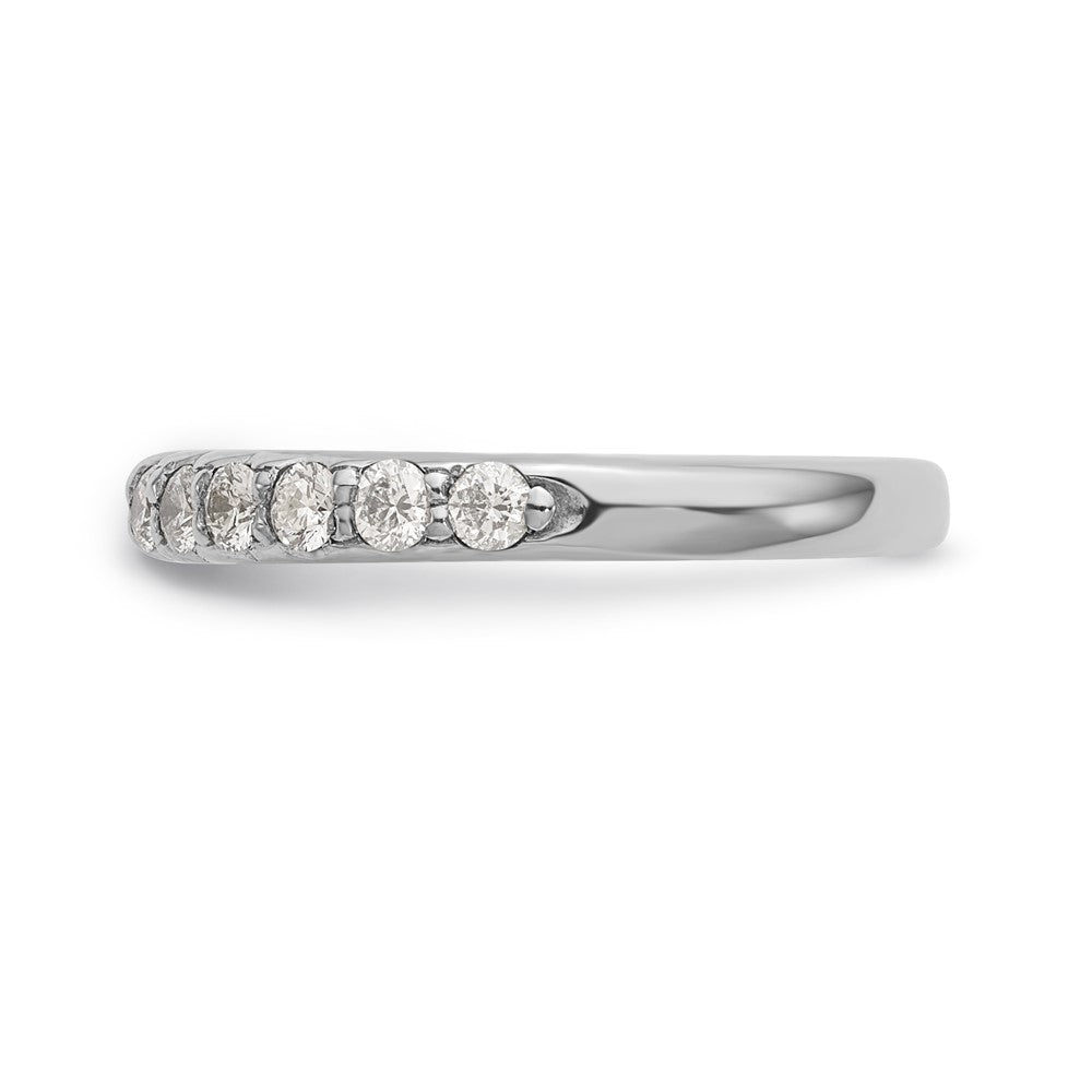 0.45ct. CZ Solid Real 14k White Gold Wedding Wedding Band Ring