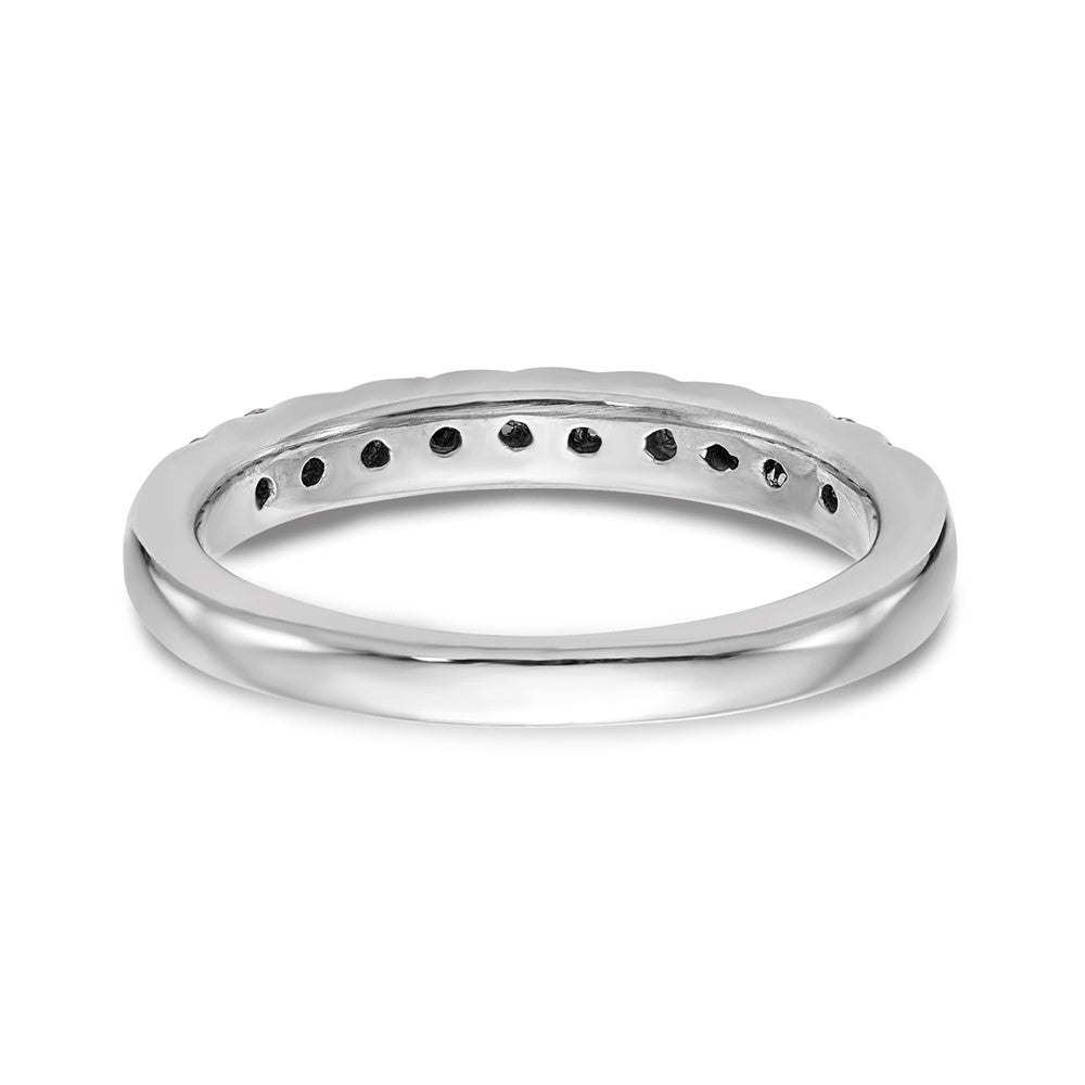 0.45ct. CZ Solid Real 14k White Gold Wedding Wedding Band Ring