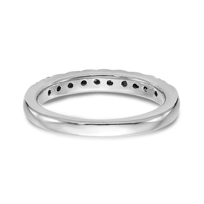 0.45ct. CZ Solid Real 14k White Gold Wedding Wedding Band Ring