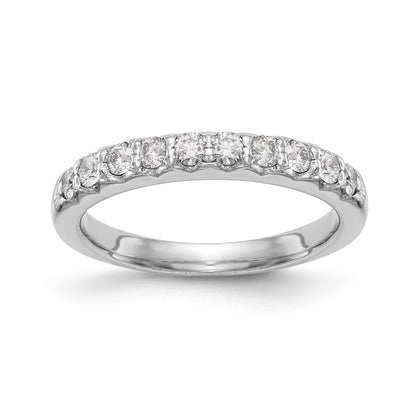 0.45ct. CZ Solid Real 14k White Gold Wedding Wedding Band Ring