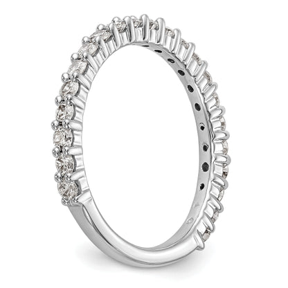 0.72ct. CZ Solid Real 14k White Gold Wedding Wedding Band Ring