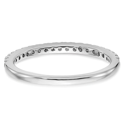 0.31ct. CZ Solid Real 14k White Gold Wedding Wedding Band Ring